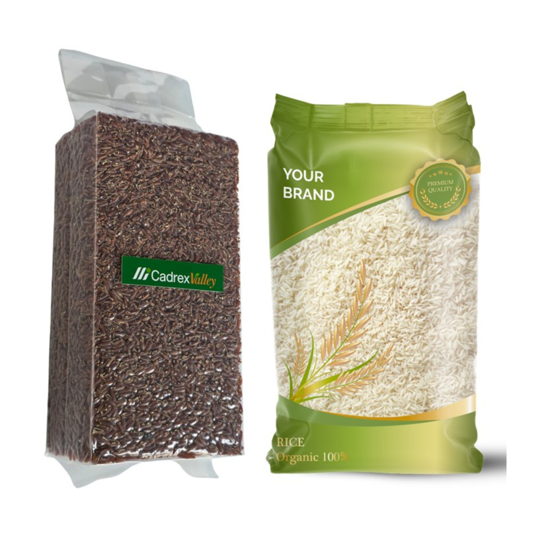 RICE PACKED UNDER YOUR OWN BRAND